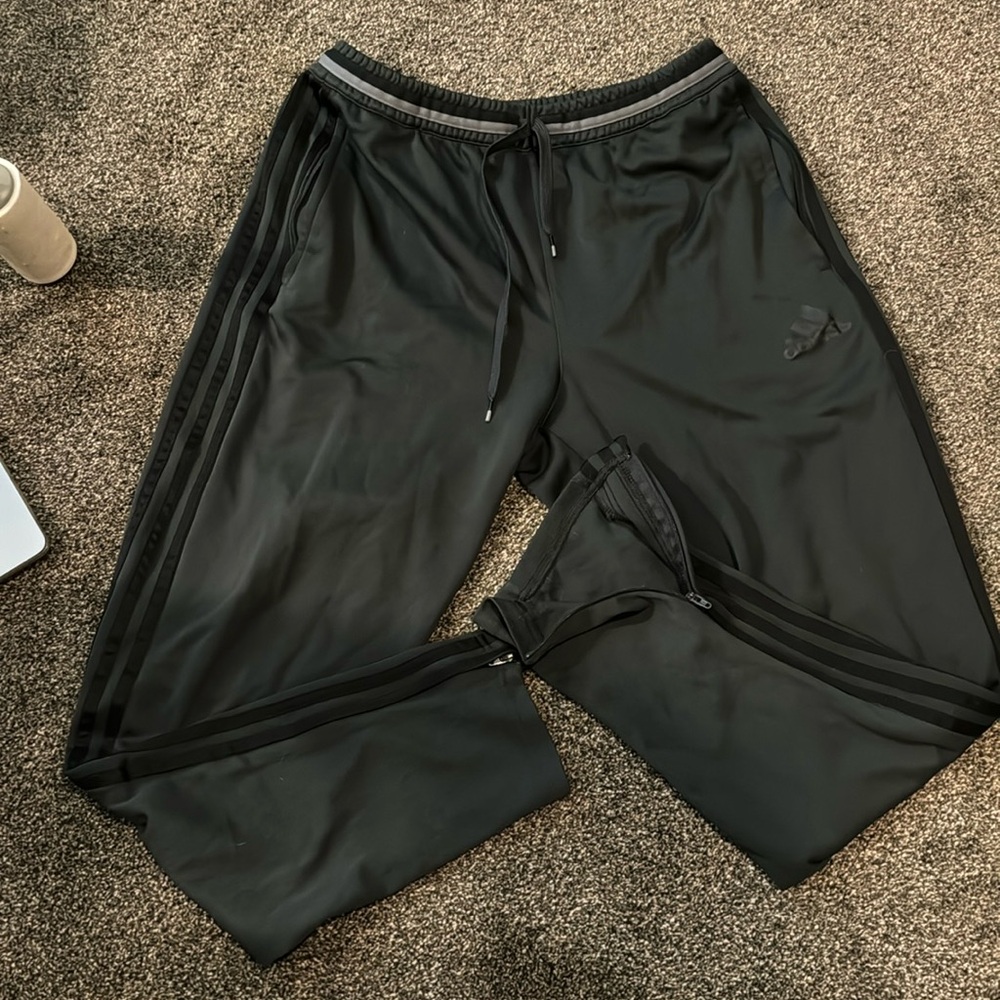 Grey adidas pants